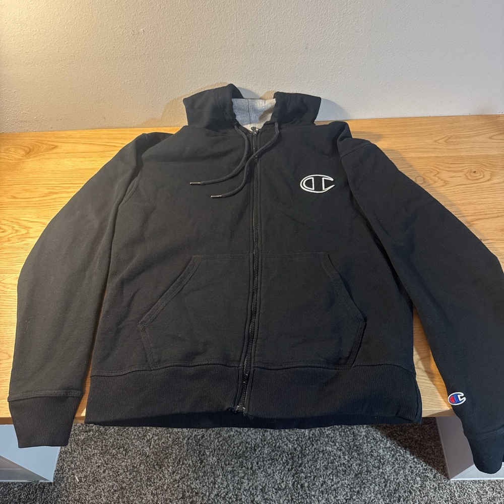 Champion Black Full-Zip Hoodie
